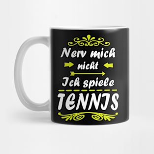 Tennis Sport Tennisschläger Match Platz Ball Mug